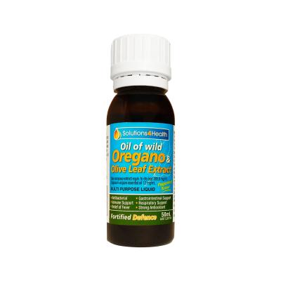 Solutions 4 Health Oil of Wild Oregano & Olive Leaf Extract (Fortified Defence) 50ml